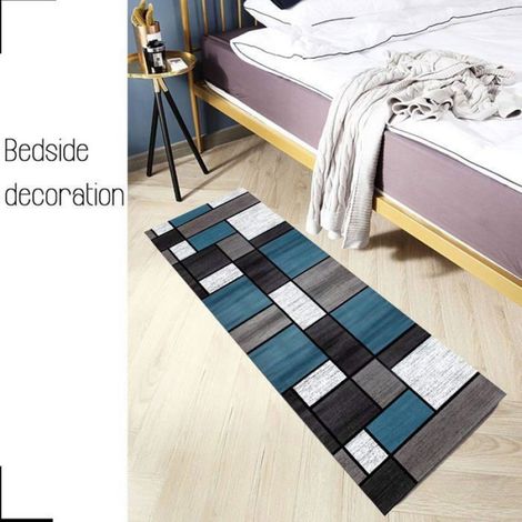 1pcs Tapis Cuisine Devant evier Tapis de Couloir Lavable antiderapant Long Absorbant Moderne Motifs Géométriques Tapis,40x120cm (1/5)