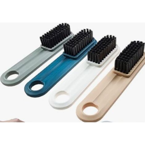 Lot de 4 Brosse a Linge,Multifonction Brosse a Recurer avec Poignée,pour Nettoyer Vêtements,Chaussures,Carrelage,Cuisine Salles de Bain(4 Couleurs) (1/5)