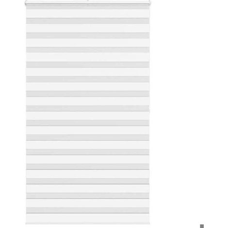 4014786 Store zèbre blanc 120x200 cm largeur du tissu 120,9cm polyester (1/5)