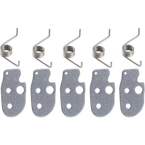 Für Anycubic Kobra S1/S1C 3D-Drucker Extruder Edelstahl Sensorklappe mit Feder Ersatzteil 3D-Druckerteile 5 Stück (5 Stück)