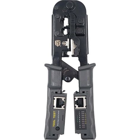 Multitool Pince de compression de fil, pince de test, pince à dénuder, pince à dénuder, pince à dénuder, RJ11, RJ12, RJ45, coupe-ongles (1/4)