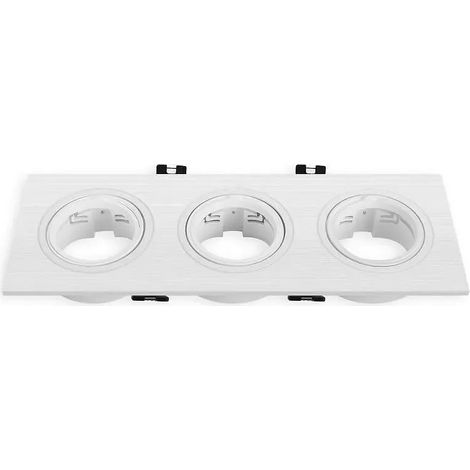 KIT ARO CUADRADO BASCULANTE MATEL BLANCO TRIPLE (1/3)