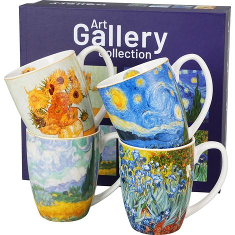 Lot de 4 tasses Van Gogh 350 ml