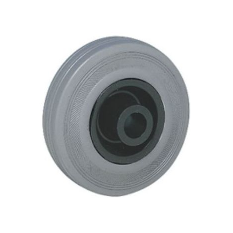 Roue de chariot Pleine Guitel Hervieu Ø 100mm, l. 35mm, Ø alésage 12mm, Alésage lisse, 100kg max ( Prix pour 1 )