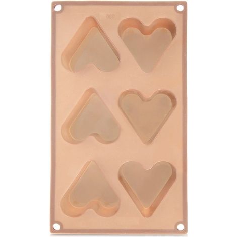 Heart-Shaped Silicone Cookie Mold, 29x17.5x3.8 cm (1/5)