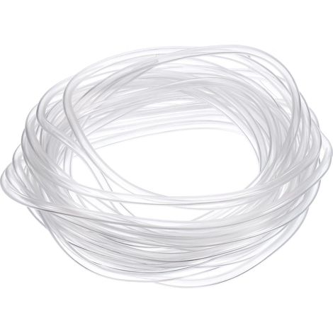 Tube en PVC, 1.5mm ID x 2.5mm OD x 0.5mm Épaisseur, Tuyau Aquarium, Tube en PVC Transparent de 4m de Long, Tuyau D'Eau en Plastique Léger et Flexible pour L'Aquaponie (1/5)