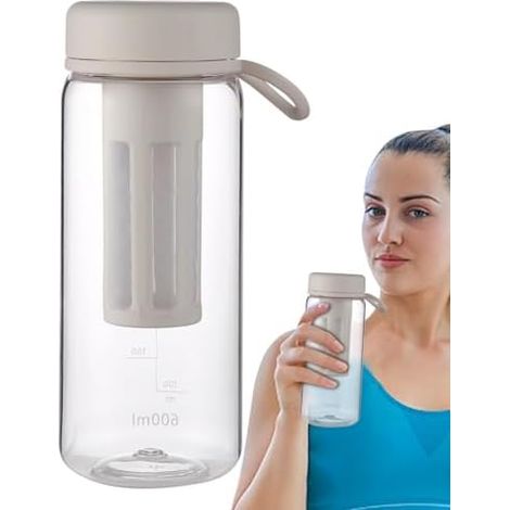 Carafe à infusion à froid Genérico étanche avec graduation - Service à café et à thé, accessoires de cuisine pour la randonnée, le camping, les voyages, le fitness, la salle de sport, les activités de (1/5)