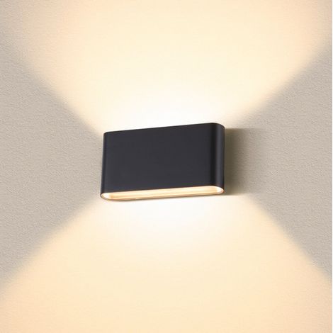 [NEUWERTIG] B-Ware Slv Außenwandlampe Wandlicht Leuchte Updown Cct 17,5cm Schwarz Aluminium Led