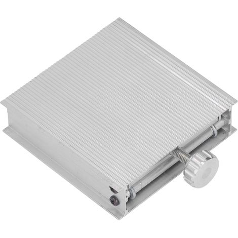 Plateau de mesure réglable 90x90mm pour équipement de laboratoire, support de précision argenté
