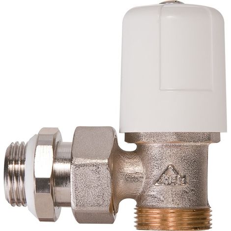 Robinet de radiateur équerre à visser - M 1/2' - Simple réglage - RBM