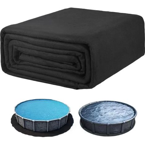 Sous-couche de protection pour piscine hors sol – Tapis de sol amortissant et étanche, idéal pour sols durs ou inégaux (1/5)