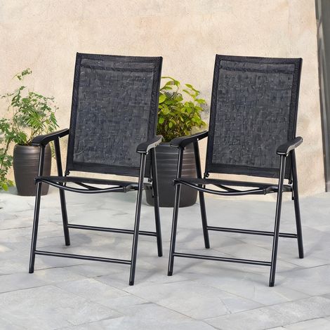 Chaise de salle à manger en métal Texteline 58 x 64 x 94 cm (1/5)