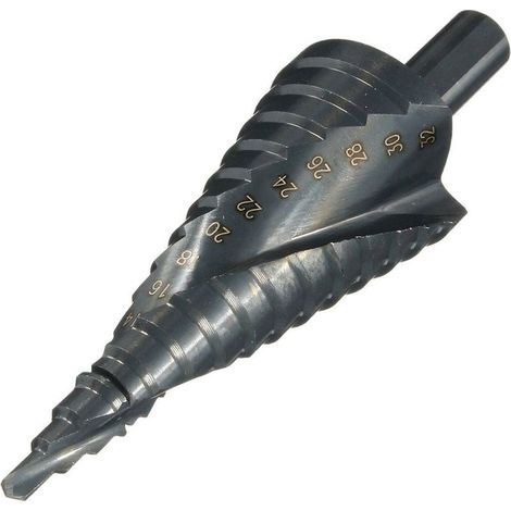 Foret Etage HSS Foret Conique Metal 4-32mm pour Visseuse sur Acier Bois Plastique (1/5)