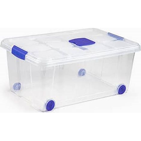 PLASTICFORTE caja plastico n3 36 litros 11120 , Caja plástico n3 36 litros 11120Fabricado en plástico de alta resistenciaPerfecta para guardar su cosasIncluye cierre he