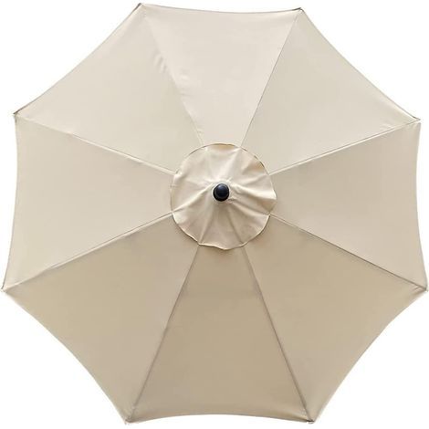 Parasol Cover, 8 Ribs, 3m, Waterproof, UV Resistant, Replacement Fabric, for Patio, Outdoor, Terrace, Beige