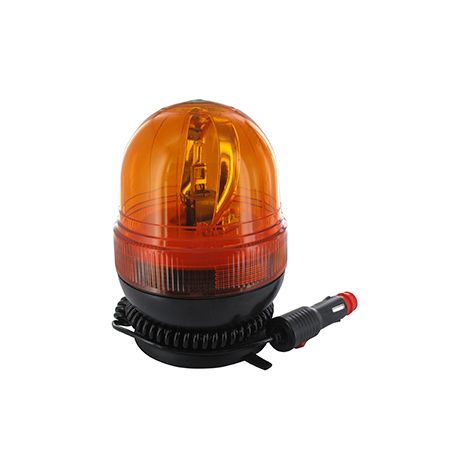Anpassbarer 12V 55W Warnblinker mit magnetischer Basis- und Saugnapfhalterung. Glühbirne H1.
