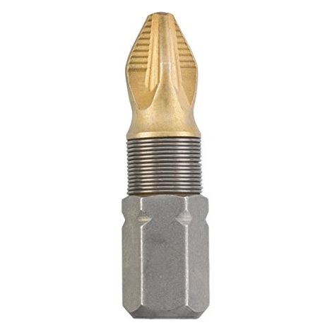 Puntas de destornillador kwb 124102 recubrimiento titanio agarre Mega 25 mm