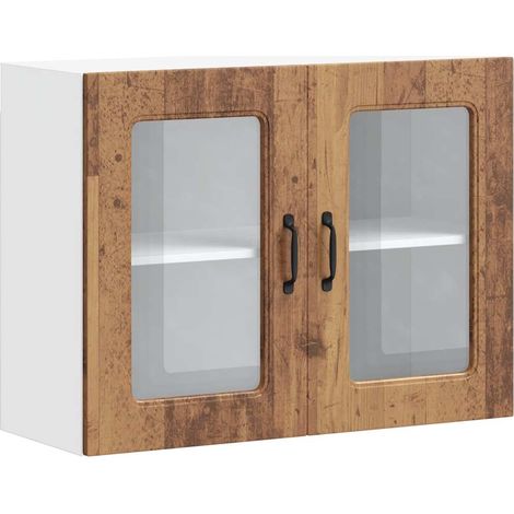 Maison Exclusive - Armario pared cocina puerta de cristal Kalmar