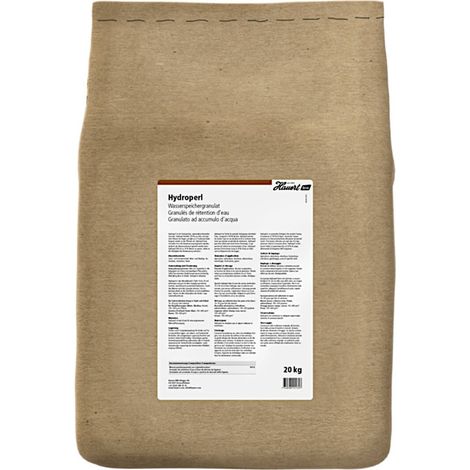 Hauert Bio Hydroperl : granulés retenant l'eau, 20 kg, amendement pour sol