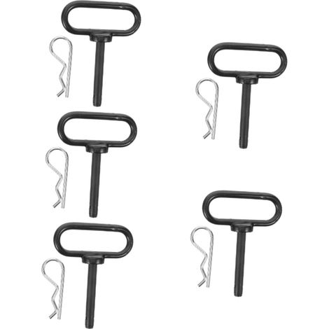 5 Ensembles De Broches De Connexion Pour Tondeuse À Gazon Accessoires De Tondeuse Autoportée Goupille De Remorque Accessoires De Tracteur De Remorque De Tondeuse À Gazon (1/5)