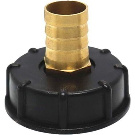 Mamelon Raccord Rapide Pour Cuve 1000 L, Multitanks Raccord, Laiton Connecteur De Tuyau, Adaptateur De Réservoir IBC (20mm) (1/5)