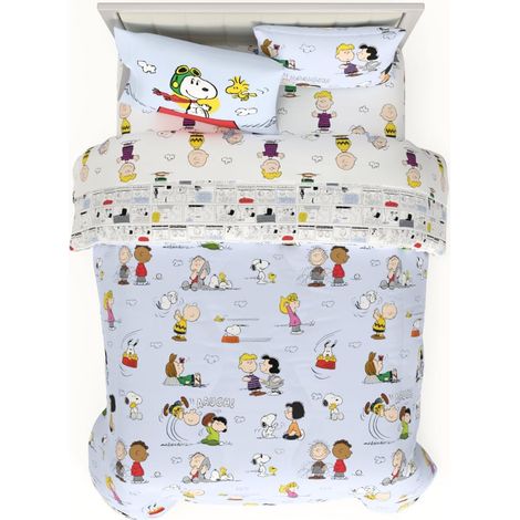 Parure de lit 7 pièces Super Douce avec Couvre-Oreiller, Grand lit (1/5)