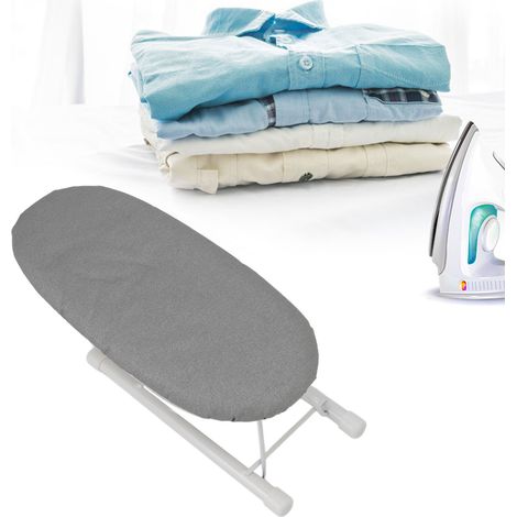 Mini-Bügelbrett mit hitzebeständiger Oberfläche – Wendbares und kompaktes Tischbügelbrett für Reisen und Zuhause (1/5)