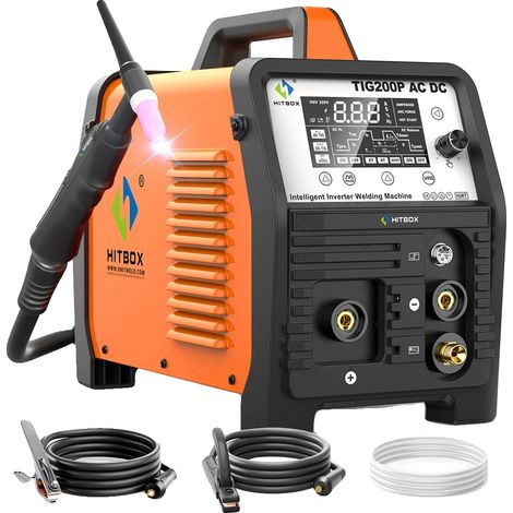 Soudeur TIG, Machine à souder multifonction, Technologie d'inverseur intelligent, TIG200P AC DC, 220V (1/5)