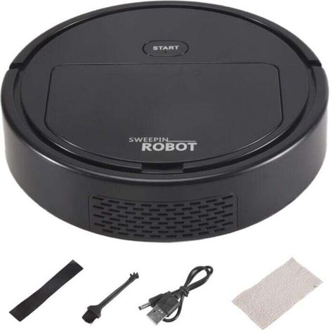 Bardusch-Aspirateur Robot Intelligent pour Machine de Nettoyage Domestique Automatique, Noir (1/4)