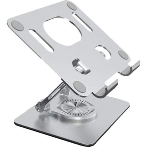 Support pour Ordinateur Portable Rotatif - Support Informatique Ergonomique (1/5)