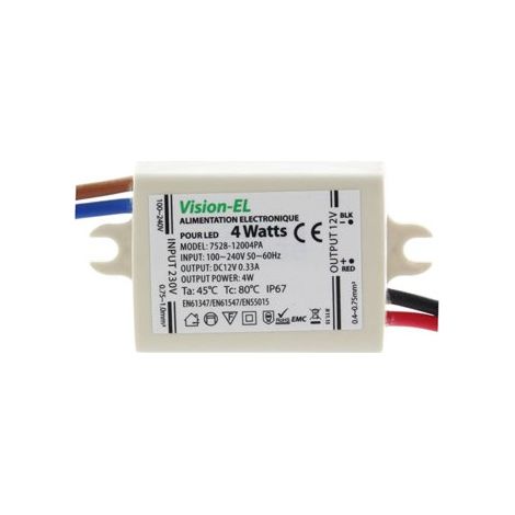 Transformateur LED 220V/12V 4W