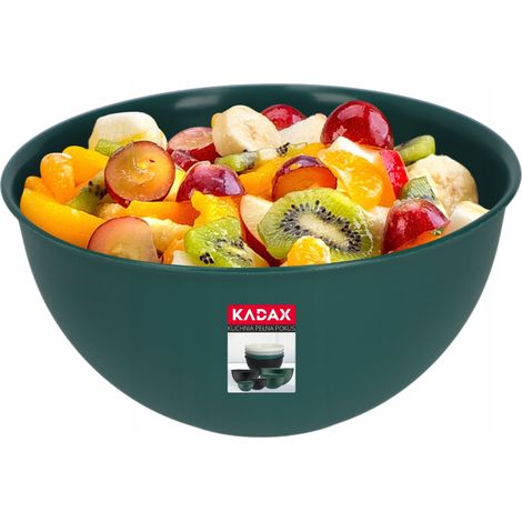 KADAX Schüssel aus Kunststoff, Salatschüssel, stapelbare Rührschüssel, 5L