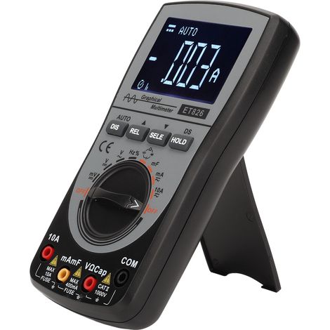 Multimètre oscilloscope à étalonnage précis et sélection automatique de la gamme, multimètre portable de haute précision (1/5)