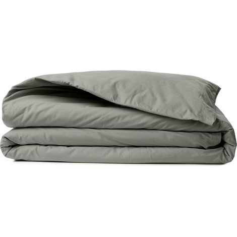Ranforce King Quilt Cover (FR) 100% Algodón RANFORCE Gris oscuro (1/5)