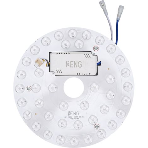 Module d'éclairage LED 7,1 pouces 18 W pour ventilateur de plafond magnétique, remplacement d'ampoule LED, 3CCT 3000K 4200K 6500K, économie d'énergie, forme ronde (1/5)