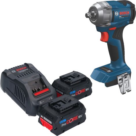 Visseuse à chocs sans fil Bosch GDS 18V-350 Professional 18 V, 350 Nm, 1/2", sans balais + 2 batteries ProCORE 5,5 Ah + chargeur (1/5)