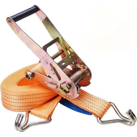 Ratschengurte, 10 m x 50 mm Zurrgurte für Lasten bis zu 2000 kg Tragfähigkeit mit Spannhaken (1/4)