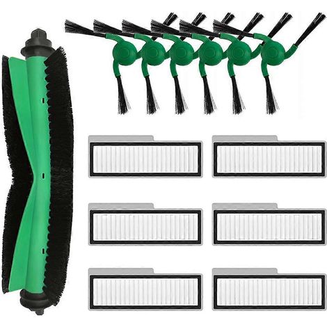 Filtre pour aspirateur brosse pour aspirateur Filtre de brosse pour aspirateur filtre de IRobot Roomba Mini Aspirateur Main Roller Side Brosse HEPA Filtre de remplacement Accessoires (1/5)