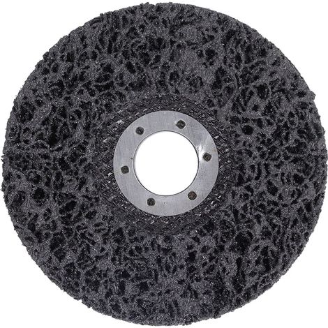 Disque de décapage faible bruit, noir, résistant à l'eau, pour enlever la peinture de l'acier inoxydable (1/5)