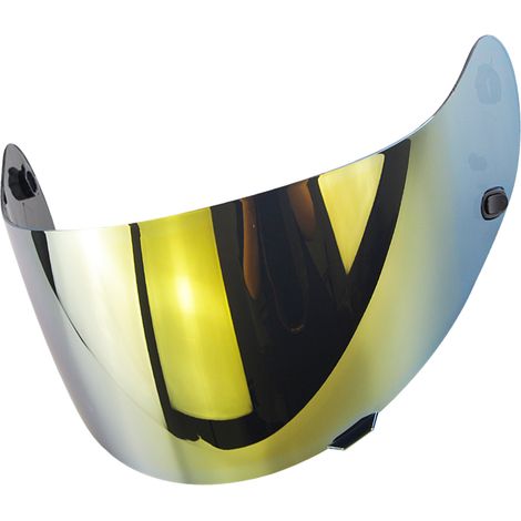 Visière de casque de remplacement pour HJC CL-16 CL-17 CL-ST CL-SP CS-R1 CS-R2, bouclier facial complet, lentille de moto dorée (1/5)