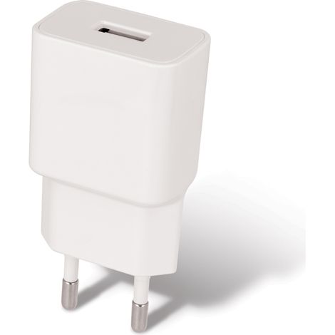 maXlife Netzteil Ladegerät 1A TYP-C Kabel USB-C Ladekabel Reiseladegerät Steckdose 1m Kabel kompatibel mit Smartphones. Tablets, Samsung, HTC, LG, Huawei in Weiß (1/5)