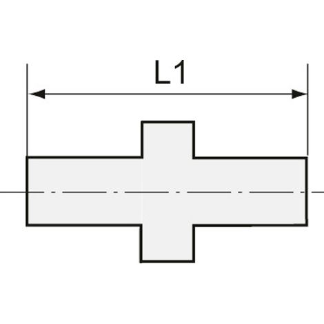 Riegler Doppelgewindenippel red., G 2, G 1, AG, SW 61, ES 1.4408