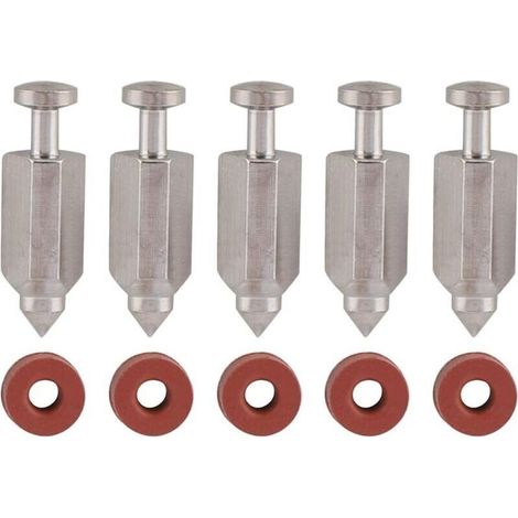 Reparatursatz für die Schwimmerventil-Nadelsitzdichtung von Briggs & Stratton Vergaser-Vergasermotoren (5 PS und 6 PS) mit den Teilenummern 398188, 281144, 299096, 394681 und 83400, 5 PS und 6 PS, 5er