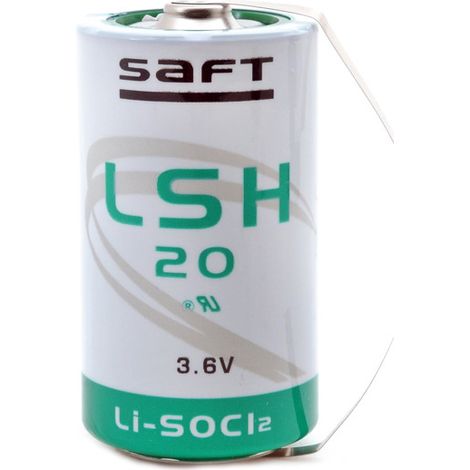 Saft - Pile lithium LSH20-CNR D 3.6V 13Ah T2 (1/2)