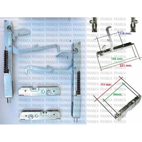 kit 2pz CERNIERA MOLLA SPORTELLO FORNO LOFRA MAXI FORNO 90