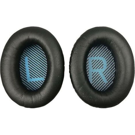 Nero Cuscinetto Kit Bose Quietcomfort 35 Qc35 Cuffie Pastiglie Tazze Di Ricambio (1/5)