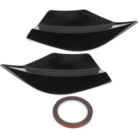 2 pièces déflecteur pare‑chocs arrière aérodynamique gauche droite remplacement pour Mercedes‑Benz Classe A W176 2012‑2018 noir brillant (1/5)