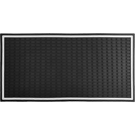Tapis de bar en PVC 45 x 30 x 1 cm, résistant à la chaleur, idéal pour le café. (1/5)