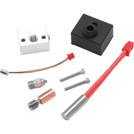Kit de bloc chauffant en aluminium pour imprimante 3D, gorge bimétallique haute température 24 V 40 W pour Ender3 S1 (1/5)