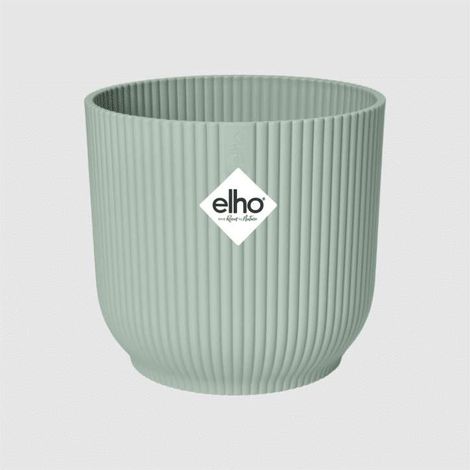 Elho Vaso Vibes Fold Rotondo Verde Sorbetto Ø 18 cm H 16.8 cm
